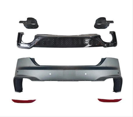AUDI A5 2021+ IÇIN UYUMLU 4 KAPI RS5 ARKA TAMPON DİFÜZÖR EGZOZ SET